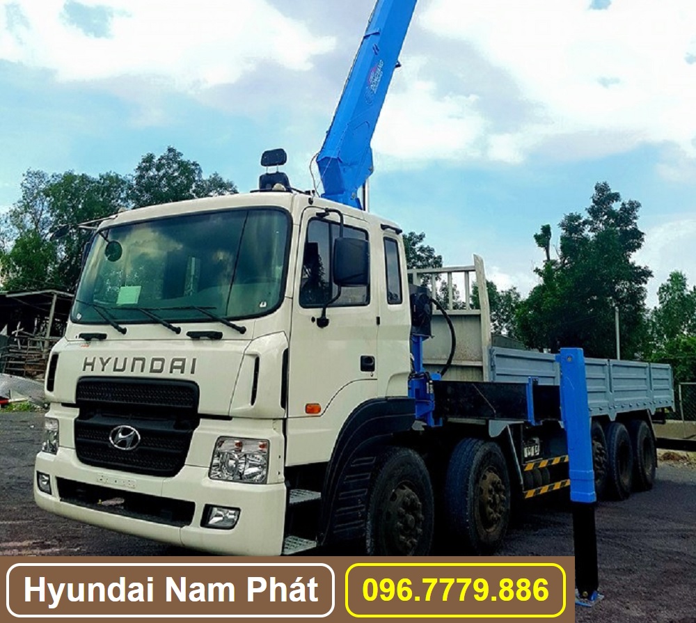 Xe Tải Hyundai HD320 Gắn Cẩu Dongyang 10 Tấn SS2725LB